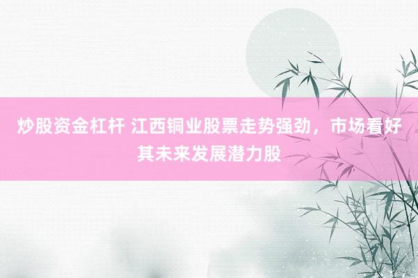 炒股资金杠杆 江西铜业股票走势强劲，市场看好其未来发展潜力股